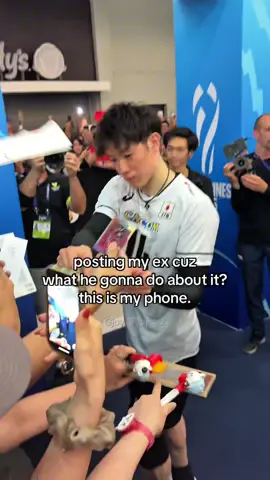 Why not ? Hihi #yuki #yukiishikawa #ryujinnippon #nippon #japanvolleyball 