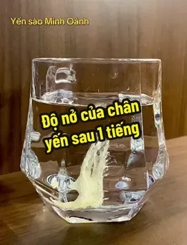 🕊️ CHÂN YẾN – NHỎ MÀ CÓ VÕ! Bạn có biết? 👉 Chân yến ngâm nước có thể nở gấp 4-6 lần trọng lượng ban đầu! 🎯 Độ nở càng cao – yến càng chất lượng: ✔️ Giàu đạm & dưỡng chất tự nhiên ✔️ Sợi yến dai – giòn – tanh nhẹ ✔️ Nở đều, không bở, không lẫn tạp chất ⛔ Đừng chọn yến chỉ vì giá rẻ! 🧐 Hãy quan tâm đến độ nở và độ sạch, vì đó là thước đo của chất lượng thật sự. 💬 Muốn chọn chân yến ngon – sạch – giá hợp lý? 📩 Comment hoặc inbox ngay để được tư vấn! #yensaominhoanh #YSMO #chanyen #chanyentinhche #yennguyenchat 