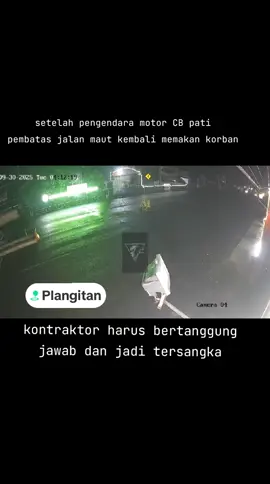 kejadian di depan pom plangitan pati jawa tengah kembali terulang, korban warga gabus dan MD, masih mau nyalahin pengendara jalan?? mana rambu peringatan ? mana penerangan jalan ?  #plangitan #polrestapati #patijawatengah 