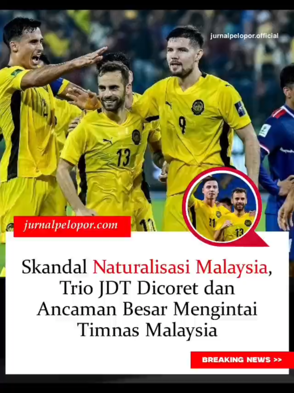 Skandal pemalsuan dokumen yang mengguncang sepak bola Malaysia kini berbuntut panjang. Setelah FIFA resmi menjatuhkan sanksi berat kepada tujuh pemain naturalisasi Timnas Malaysia, tiga di antaranya yang membela klub Johor Darul Ta’zim (JDT) juga dipastikan tak bisa tampil di kompetisi domestik. Ketiga pemain tersebut adalah Joao Victor Figueiredo, Jon Irazabal, dan Hector Hevel. Mereka mendapat hukuman larangan bermain selama 12 bulan serta denda sebesar 10.570 Ringgit Malaysia (sekitar Rp41,7 juta). Keputusan ini diumumkan oleh FIFA usai ketiganya terbukti melanggar Pasal 22 Kode Disiplin FIFA (FDC) terkait penggunaan dokumen tidak sah dalam proses naturalisasi. Dampak ke Liga Malaysia Badan Liga Sepak Bola Malaysia (MFL) mengonfirmasi, trio JDT itu tidak akan diperkenankan bermain di M-League atau kompetisi resmi lainnya selama masa skorsing. Sanksi ini otomatis melemahkan kekuatan JDT, yang selama ini menjadi klub raksasa Malaysia dengan dominasi di liga domestik dan kiprah konsisten di level Asia. ... Baca selengkapnya di https://www.jurnalpelopor.com/buntut-skandal-trio-naturalisasi-malaysia-dicoret-dari-liga/ Untuk informasi dan berita lainnya, kunjungi jurnalpelopor.com #malaysia #sepakbola #naturalisasi #fifa #skandalbola 