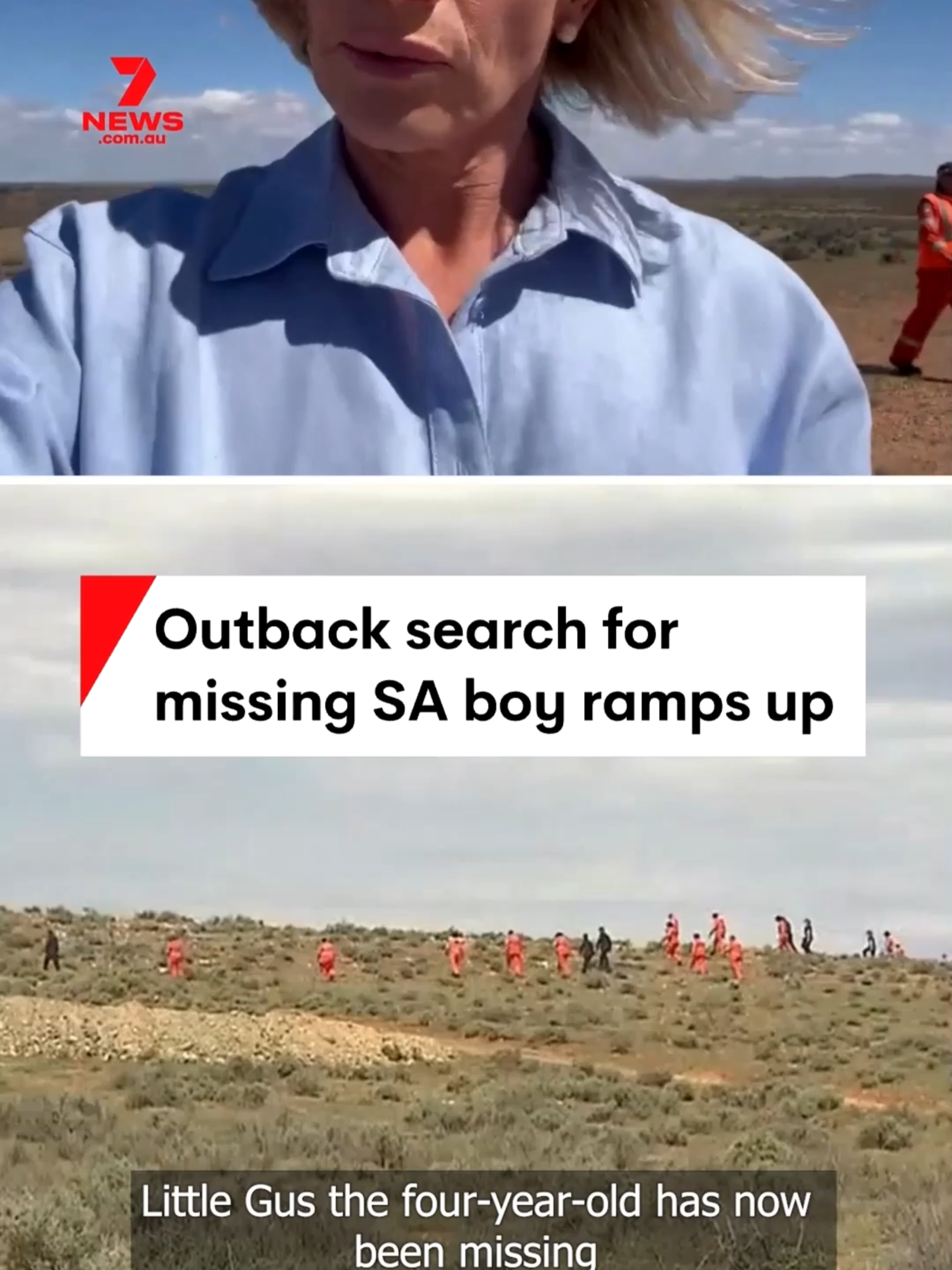 DEVELOPING: The search for a four-year-old boy in outback South Australia has now entered its fourth day. Little Gus disappeared while playing in the yard of his family's isolated sheep grazing property near Yunta. #missing #missingchild #Yunta #SouthAustralia