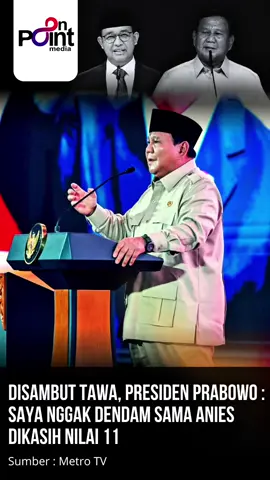 Prabowo mengaku tidak dendam dengan Anies Baswedan lantaran hal tersebut, ia sebut perdebatan Pilpres memang harus seperti itu agar menarik.   Hal itu disampaikan Prabowo dalam pidatonya di acara Munas ke-VI Partai Keadilan Sejahtera (PKS), Jakarta, Senin (29/9/2025).  