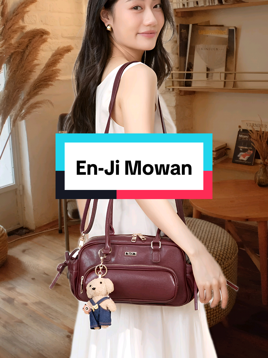 Tas Wanita En-Ji Mowan Shoulder Bag #enji #taswanita #taspesta #shoulderbag #tasselempang 