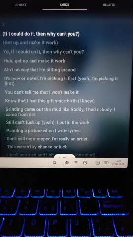 If I could do it, then why can’t you? 🎧 #nowornever #lyrics #music #applemusic #song 