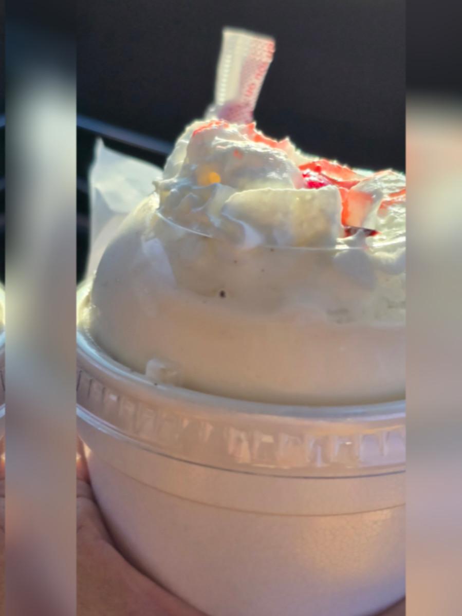 Chic-fil-A cookies and cream ...Milk shake  #cincinnati #Lifestyle #milk #shake #treat 