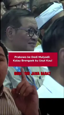 Prabowo ke Dedi Mulyadi klo berengsek ku usut kau! #kdm#prabowo#fypage 