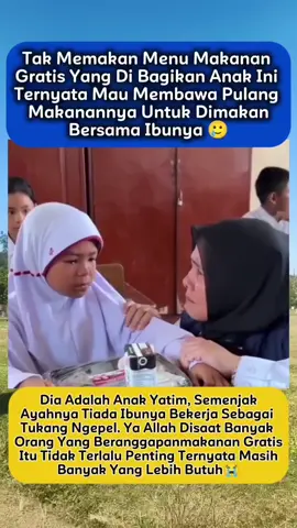 MAKAN GRATIS!! Seorang anak inget ibu ya di rumah..#tiktokviral #makangratis #anakhebat #anaksekolah #ftypシ 