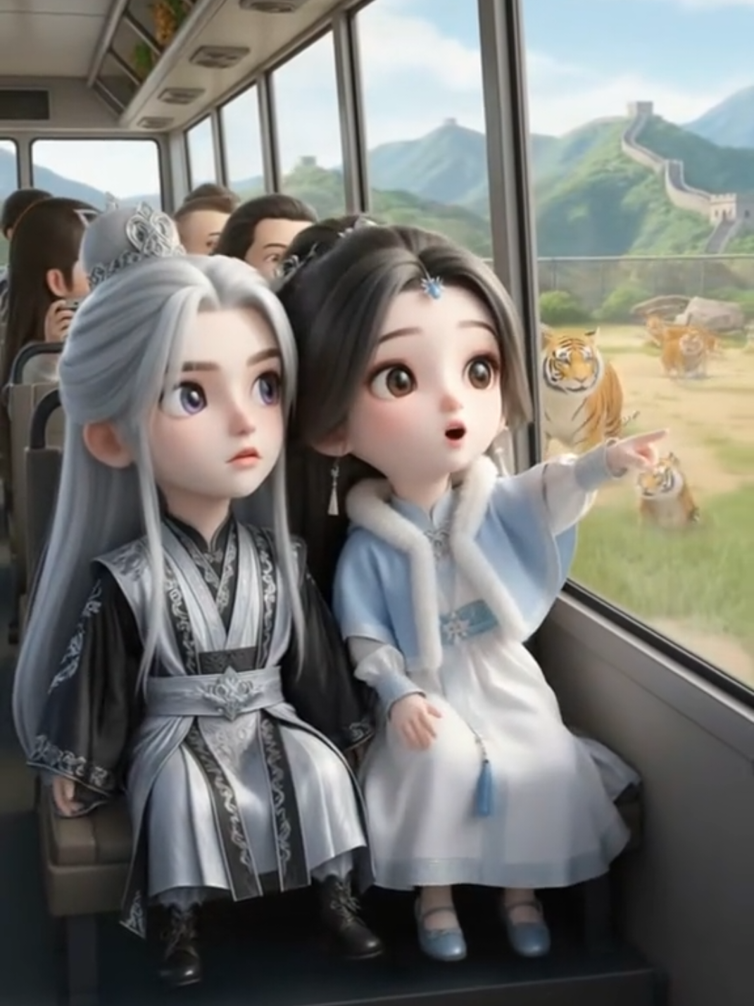 国庆节和婉儿出去玩咯 #仙逆 #renegadeimmortal #放假啦 #donghua #donghuaedit 