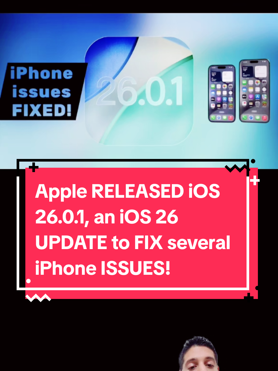 Apple just released iOS 26.0.1, an update that fixes several iPhone issues in iOS 26!  #apple #ios26 #iphone #update #ios 
