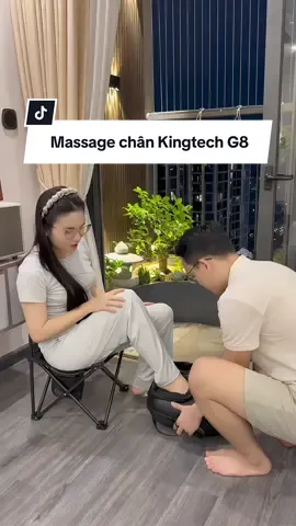 Tiết kiệm chi phí ra ngoài tiệm nhờ vào e máy massage chân kingtech G8 này. Vừa được miết, day ấn và xoa bóp thích lắm luôn #maymassagechan #maymassagekingtech #maymassagechankingtechg8 #mepepssi #review 