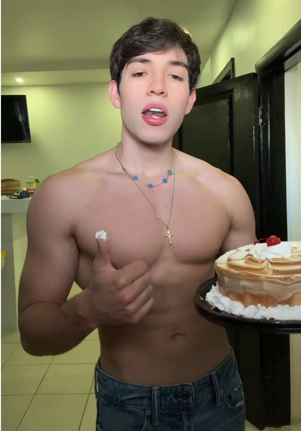 El pastel está perturbado 