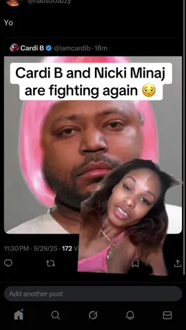 A ten year Twitter beef #cardib #nickiminaj #greenscreen Cardi b Nicki Minaj fight 2025 #fyp breaking news rap beef 