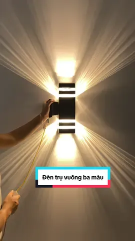 Đèn trụ vuông ba màu #denled #huyenlighting #xuhuongtiktok  #tongkhodenled  #dentrangtri 