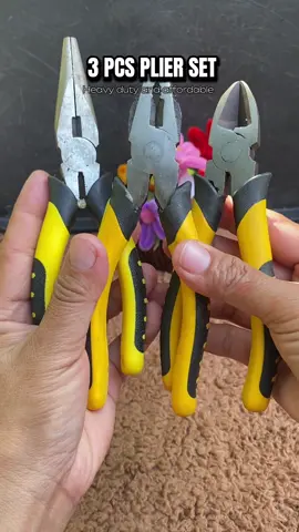 3 PCS HEAVY DUTY PLIER TOOL  SET #heavydutypliers #pliers #plierset #tools #3pcspliers          DISCLAIMER: price may vary.price may change after the video is posted 