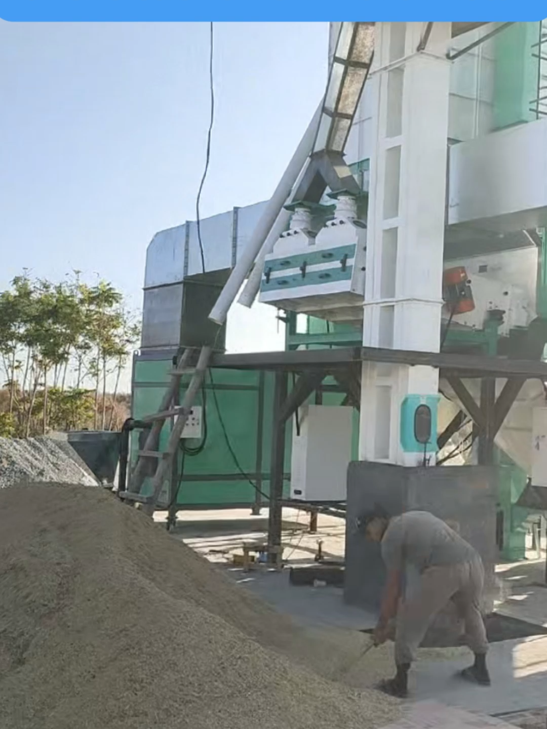 15-Ton Drying Tower in Operation: On-Site Footage from Kazakhstan #ricemill #riceprocessing #dryingmachine