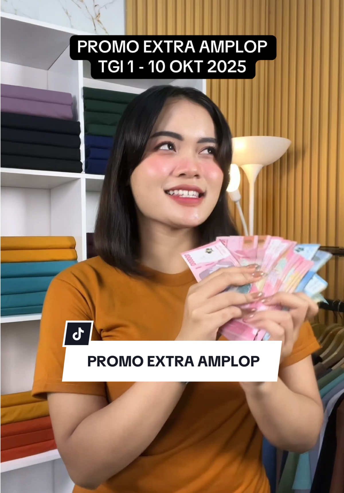 Jangan lupa join live kita tanggal 1 - 10 OKt ya promo spesial extra amplop tanpa di undi 😍😘 #gajiansale #wibgajian #promoguncang1010 