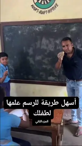 اسهل طريقه للرسم علمها لطفلك الجزء الثاني 