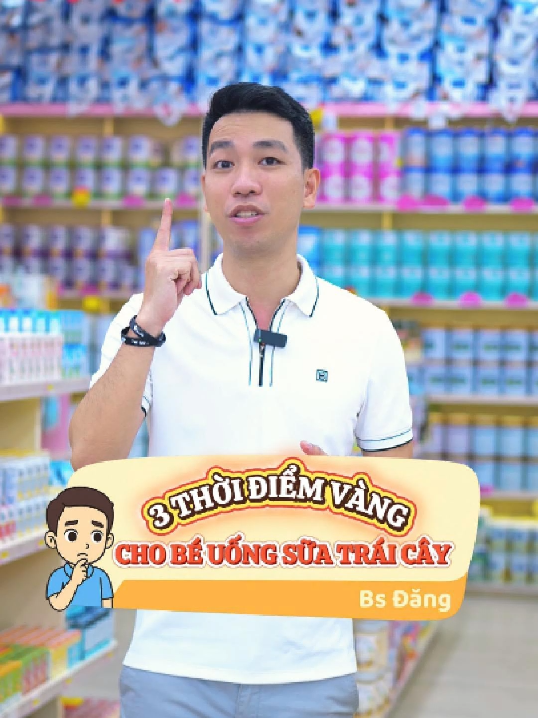 3 thời điểm vàng uống sữa trái cây #bacsidang #drdangbabyheathcare #Lotte