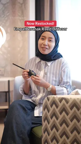 Akhirnya, dah ada semula reed diffuser! #empatberanak #reeddiffuser #pewangirumah 