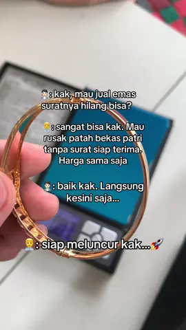 Punya perhiasan patah rusak bekas patri tanpa surat takut tidak laku? Hubungi kami aja siap menerima emas anda dalam bentuk apapun. Pembelian 2024 kebawah naik nota pasti untung. Pembelian 2025 awal bisa naik nota/ tidak kena potongan. #emasrosok #emasrusak #tanpasurat 