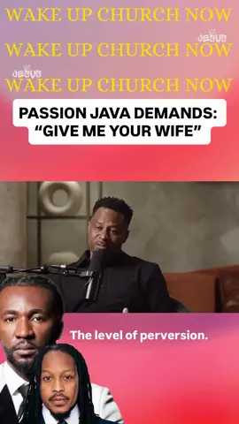 🚨 PASSION JAVA ( Alleged Pastor/ Prophet/ Minister of the Gospel)  TELLS MAN “GIVE ME YOUR WIFE” 😳 WUCN Community….👀 What are we thinking⁉️ 🚨Drop a comment, let’s have a conversation👇 🎥: FULL VIDEO on YOUTUBE @ Weneed2talktv “Alleged “Warlock Prophet” Wanted His Wife w/ Alex King” @wordsbyezekiel @weneed2tlkpodcast