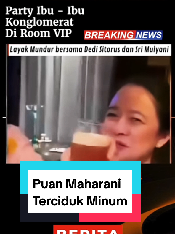 puan minum2 sama ibu ibu konglomerat di room VIP #puanmaharani#pestamiras#bubarkandpr