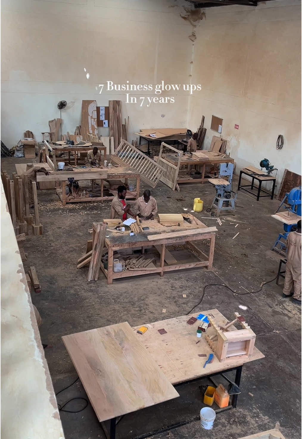 7 Glow ups in 7 years | Glow up number 5: Moving to an industrial sized Go-down. #kenyantiktok #womenownedbusiness #africandesign #womeninbusiness #savannahspace #entrepreneur 
