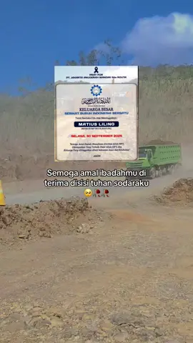 Kami dari PT BMS turut berduka cita sodaraku semoga engkau tenang di alam sana🥀🥀#fyp #rip #haulingimip 