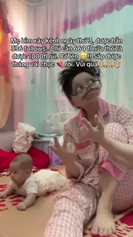 Cố lên! Cố lên! Sắp tới rồi! Sắp tới rồi 🥰🥰#mebimxaykenh #tapxaykenh #xuhuong #tt #tapxaykenhtiktok 