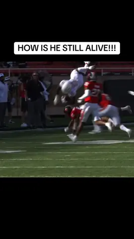 Scariest moment in cfb history #sports #injury #football 