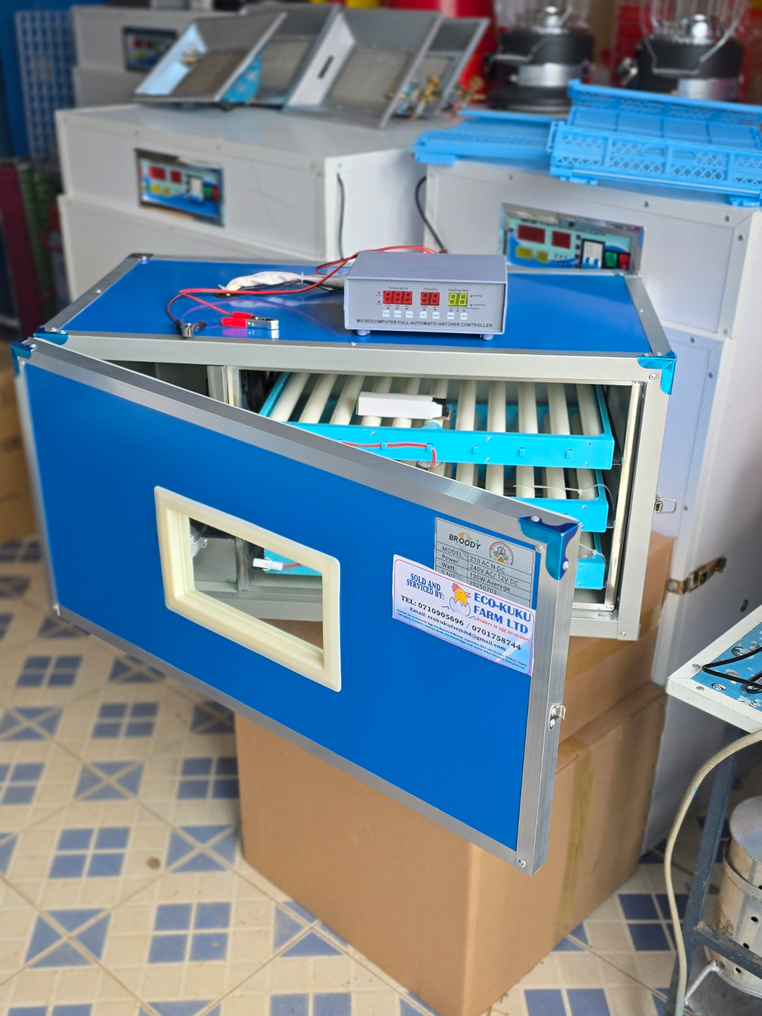 Learn more about the latest incubator model in the market. it has a capacity of 210 eggs and it is fully automatic,  watch to learn more. to order it call us on 0710 905 696 we deliver for free countrywide.  you can also visit us in Nairobi, along Outer-ring rd, Kariobangi next to Kiamaiko bus stop (check directions in the 2nd pinned post) #poultryfarmer #fyppppppppppppppppppppppp #eggincubator #chicken #poultry #fypp