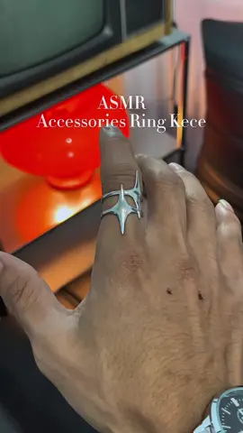 Cincin yang satu ini unik banget cuy  #asmr #rekomendasicincin #ring #cincinstainlesssteel #cincinbintang 
