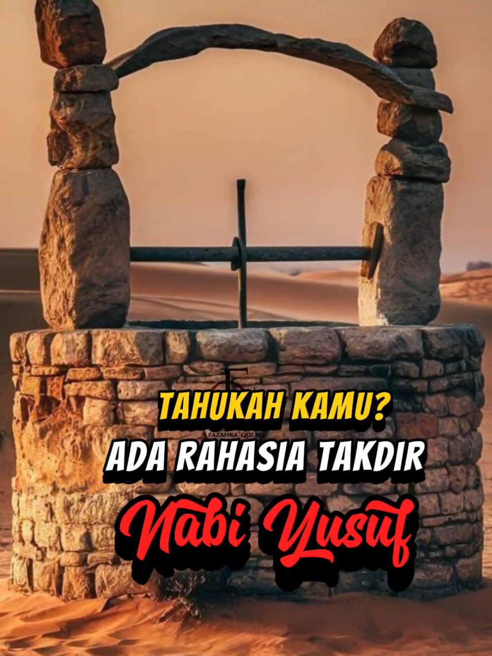 Rahasia takdir Nabi Yusuf ...  Tugas kita hanyalah tetap baik, meski dunia tidak selalu baik kepada kita. Karena balasan terbaik bukan datang dari manusia — melainkan dari Allah yang Mana Membalas dengan cara paling sempurna. #pesanislami #ceritaislam #nabiyusuf #katabijak #nasihat 