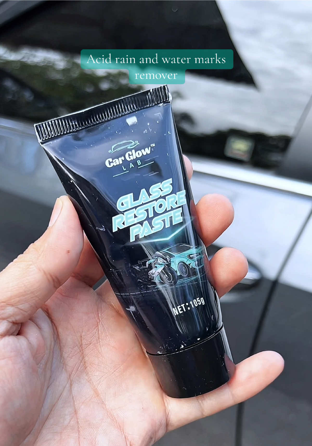 GLASS RESTORE PASTE, sobrang bisa neto! #glassrestorepaste#acidrainremover#watermarkremover#cgl#legit 