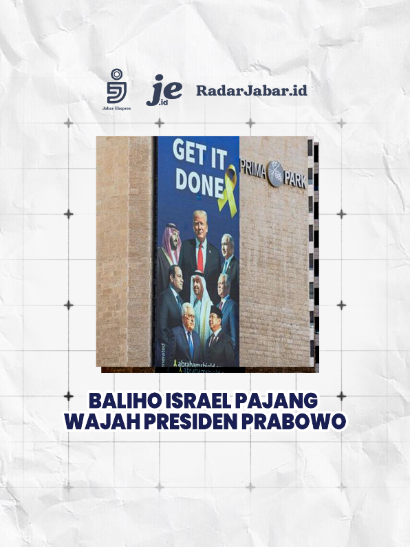 Baliho raksasa bergambar Presiden RI Prabowo Subianto mendadak terpampang di Tel Aviv, Israel. Bukan kampanye Indonesia, tapi bagian dari gerakan dukungan rencana damai Donald Trump. Tetap saja, publik heboh: kok bisa wajah Presiden kita muncul di pusat kota Israel?  #prabowo #viral  #telaviv  #beritahariini 