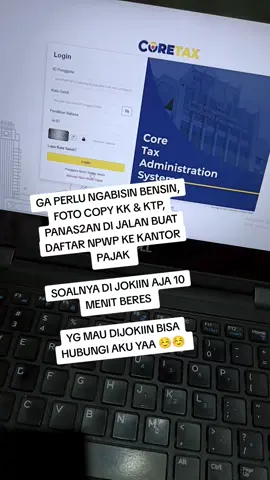 Open Jasa Pembuatan NPWP & NIB •• Proses 10-30 menitan beres •• Bayar Setelah NPWP Jadi •• Resmi Terdaftar,  garansi 100% uang kembali jika tidak terdaftar Melayani : ~ NPWP Baru  ~ NPWP Istri ~ Aktivasi SPDN  ~ Cetak Ulang NPWP ~ NIB  Reseller Welcome  WA 08388886337