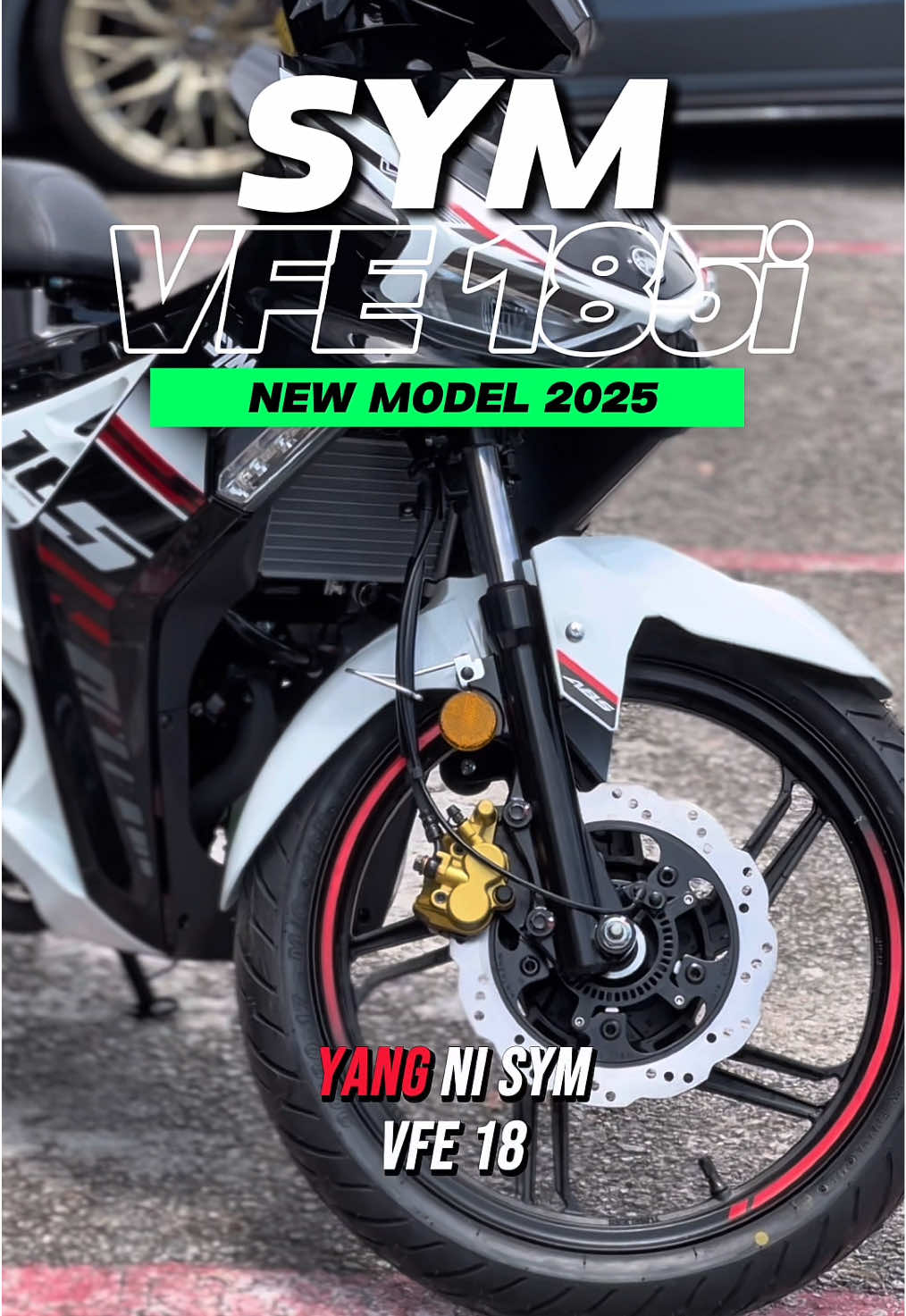 SYM VFE 185i MODEL BARU DARI MFORCE 👑 #adamkw #keatweimotor #vf3i #symvf3i185cc 