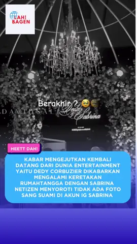 Kabar mengejutkan dari dunia entertainment, yaitu Dedy Corbuzier mengalami issue keretakan dengan istrinya Sabrina. Kata netizen udah gak saling follow, emeng bener?  Source : tiktok cukup_sudah #pernikahan #Relationship #dedycorbuzier #tiktokviral #fyp 