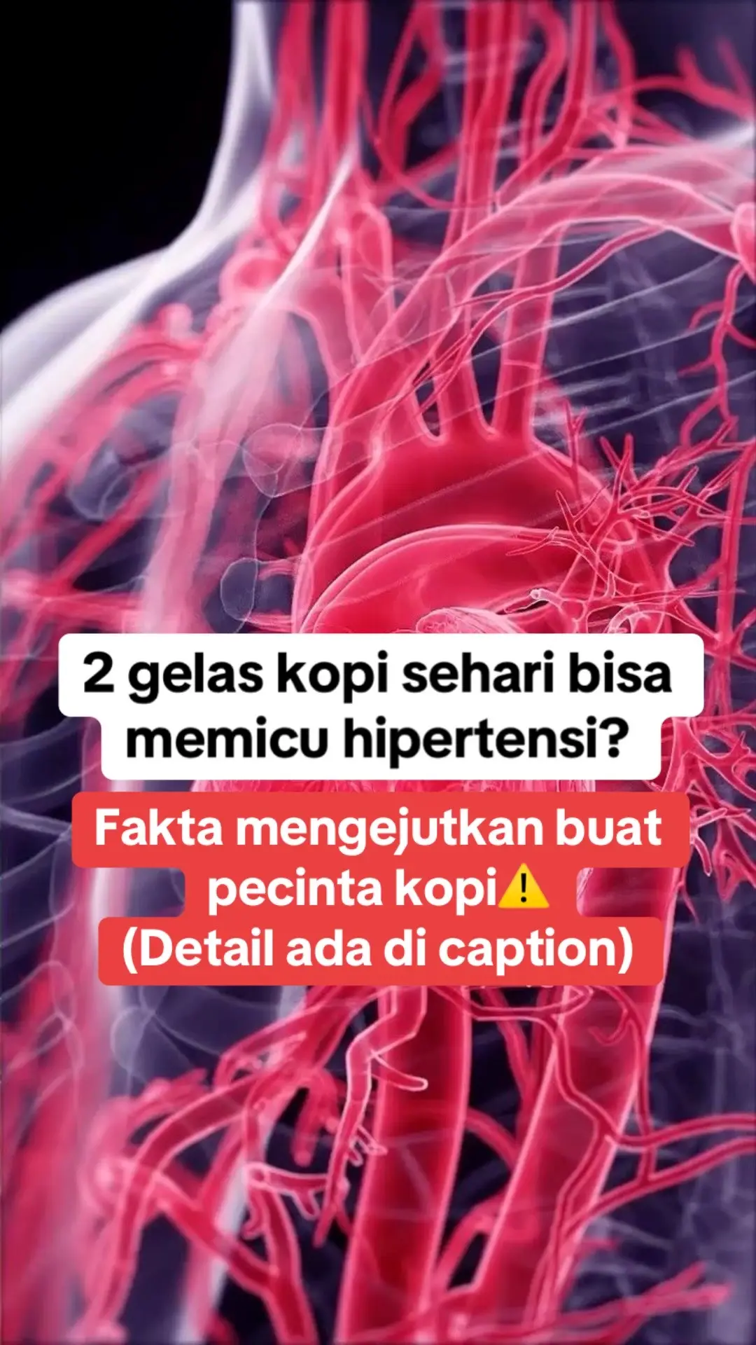 ☕ Kopi adalah minuman favorit banyak orang, tapi apakah benar 2 gelas kopi sehari bisa memicu hipertensi? Jawabannya: ya, bisa — tapi tergantung kondisi tubuhmu. 👉 Kandungan kafein dalam kopi dapat meningkatkan tekanan darah sementara, bahkan pada orang yang tidak punya riwayat hipertensi. Pada sebagian orang, efek ini cepat hilang, namun pada yang lebih sensitif, kafein bisa memicu lonjakan tekanan darah yang berbahaya. 📊 Riset menunjukkan bahwa konsumsi kopi lebih dari 2–3 gelas sehari dapat meningkatkan risiko hipertensi, terutama jika ditambah faktor lain seperti: 	•	Riwayat keluarga dengan hipertensi 	•	Stres berlebih 	•	Pola makan tinggi garam 	•	Kurang olahraga ⚠️ Namun, bukan berarti kopi harus dihindari total. Kuncinya adalah batasi konsumsi dan kenali batas tubuhmu sendiri. 	•	Batasi maksimal 1–2 cangkir kopi per hari 	•	Hindari tambahan gula & krimer berlebih 	•	Jangan minum kopi sebelum cek tensi (bisa mengacaukan hasil) 	•	Jika sudah terdiagnosis hipertensi, konsultasikan ke dokter sebelum rutin minum kopi 💡 Ingat, yang berbahaya bukan hanya kopinya, tapi pola hidup tidak seimbang yang memperparah risiko hipertensi. ⸻ Apakah kamu tipe orang yang bisa hidup tanpa kopi, atau justru sebaliknya? 😅 Tulis di kolom komentar pengalamanmu minum kopi dan bagikan postingan ini ke temanmu yang #TeamKopi supaya lebih peduli dengan kesehatan tensi mereka. ⸻ #Hipertensi #Kopi #EfekKafein #TekananDarahTinggi      