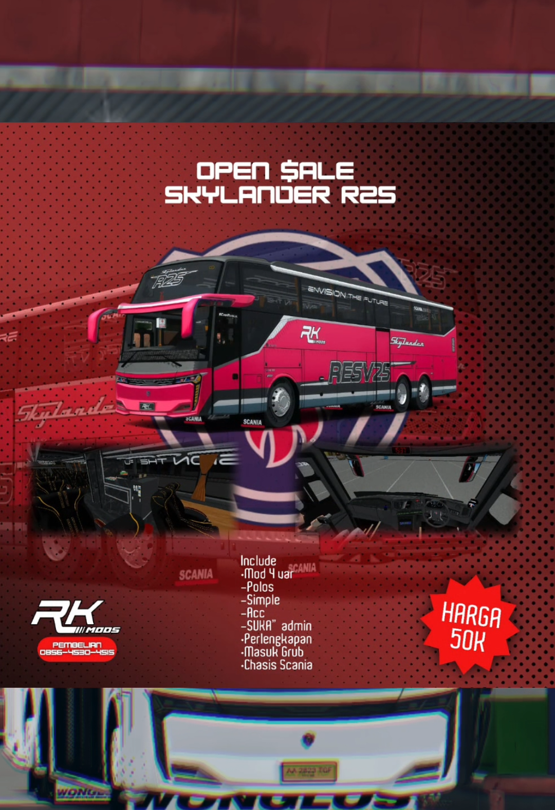 dek mari dek di beli R25 nyo🥶 #fyy #fyp #bussimulator #bussimulatorindonesia #newarmada 