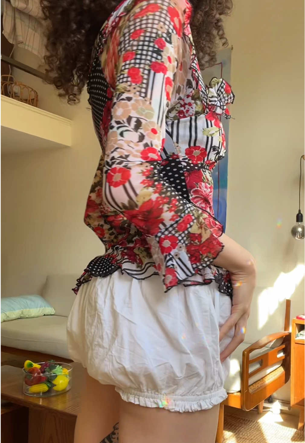 רוצה לראות יותר שילובים של פטרנים בסתיו הזה  #styleinspo #fitcheck #OOTD #outfitdetails 