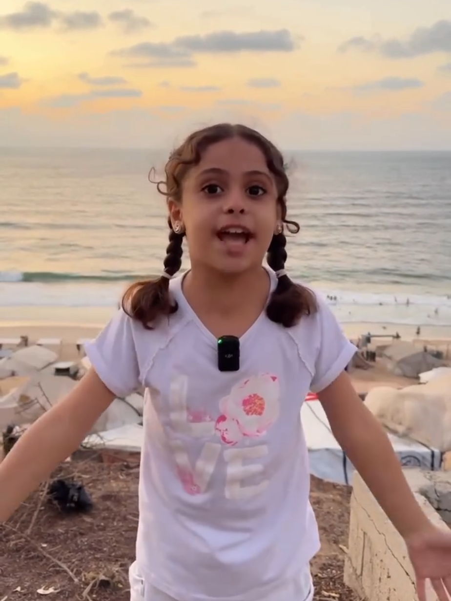 ➡️ This is my message to the Global Sumud Flotilla 💙🌊🐬🌈 Thank you for sailing to us with love, food, and hope. You make us feel we are not forgotten. Please world, PROTECT the flotilla and let it reach G@za safely. We love you! ❤️ From G@za with love. @with.banias #FreedomFlotillaCoalition #ThousandMadleensToGaza  #GlobalSumudFlotilla  #GlobalMovementToGaza #SumudNusantara 