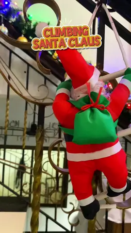 KUNG ANO ANO NALANG GINAGAWANG DESIGN KAY SANTA CLAUS NGAYUN NAMAN CLIMBING SANTA 🎅😭#climbingsantaclaus #climbingsanta 