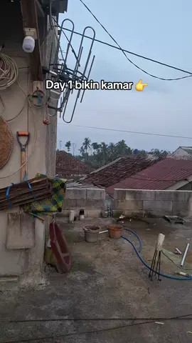 Setelah 2 tahun, akhir nya lanjut bikin kamar 1 dulu dengan modal seadanya 