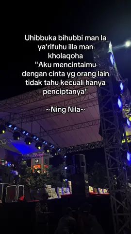“Aku mencintaimu dengan cinta yang bahkan tidak mampu dijelaskan kata, cinta yang tak pernah bisa dimengerti siapa pun kecuali Dia yang menciptakan rasa ini. Bukan karena indahnya wajah, bukan karena manisnya kata, tapi karena hatiku dituntun untuk mencintaimu dalam diam, dengan doa yang kupanjatkan hanya kepada-Nya. Sungguh, cinta yang lahir dari-Nya akan selalu kembali kepada-Nya.”  Ning Nila #CintaKarenaAllah #CintaDalamDiam #CintaSejati #HatiYangTulus #DoaCinta    
