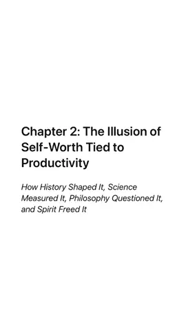 The Illusion of Self-Worth Tied to Productivity #thefourfoldvoice 