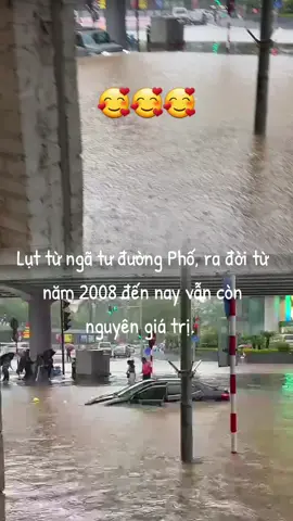 Lụt từ ngã tư đường Phố, ra đời từ năm 2008 đến nay vẫn còn nguyên giá trị. #ngaplut #baolu #luttungatuduongpho #haihuoc #xuhuong 