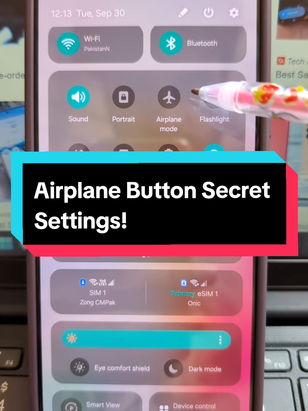 Airplane Button Secret Settings! #settings #airplanemode #android #tipsandtricks #LearnOnTikTok 