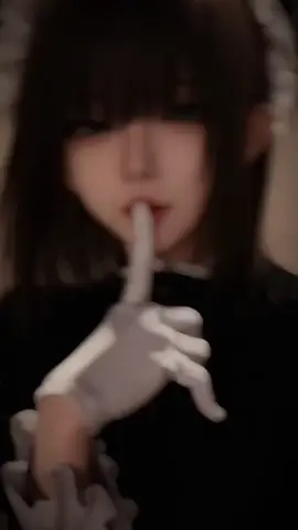 shhhhh! #cosplaygirl #coser #sweetgirl #maid #fyp 