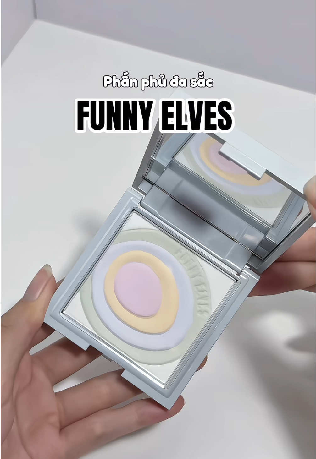 Phấn phủ đa sắc mớiiiii, vừa kh bị flashback vừa trong trẻo tự nhiên bền màu 12h luôn #funnyelves #phanphu #phanphufunnyelves #makeup #reviewlamdep 